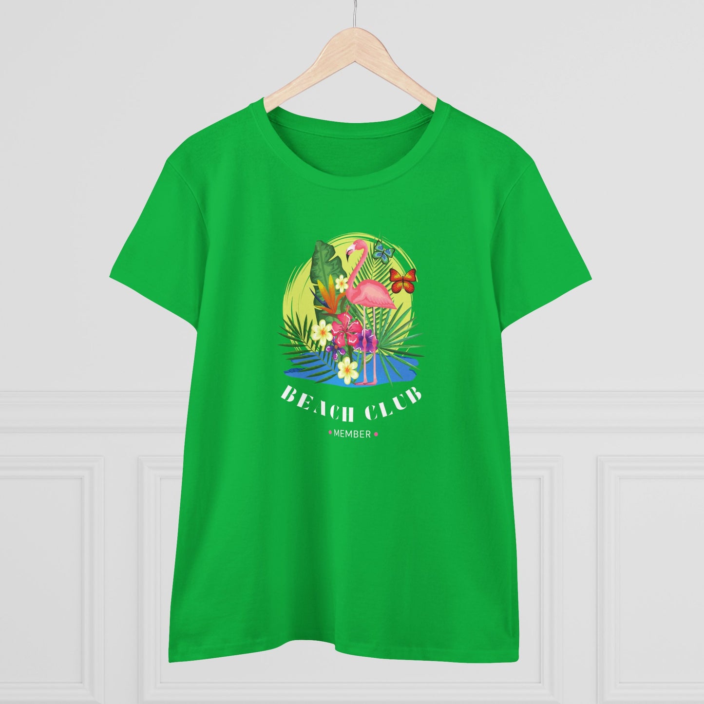 T-Shirt Tropical Beach Club Women's Graphic Flamingo Tee