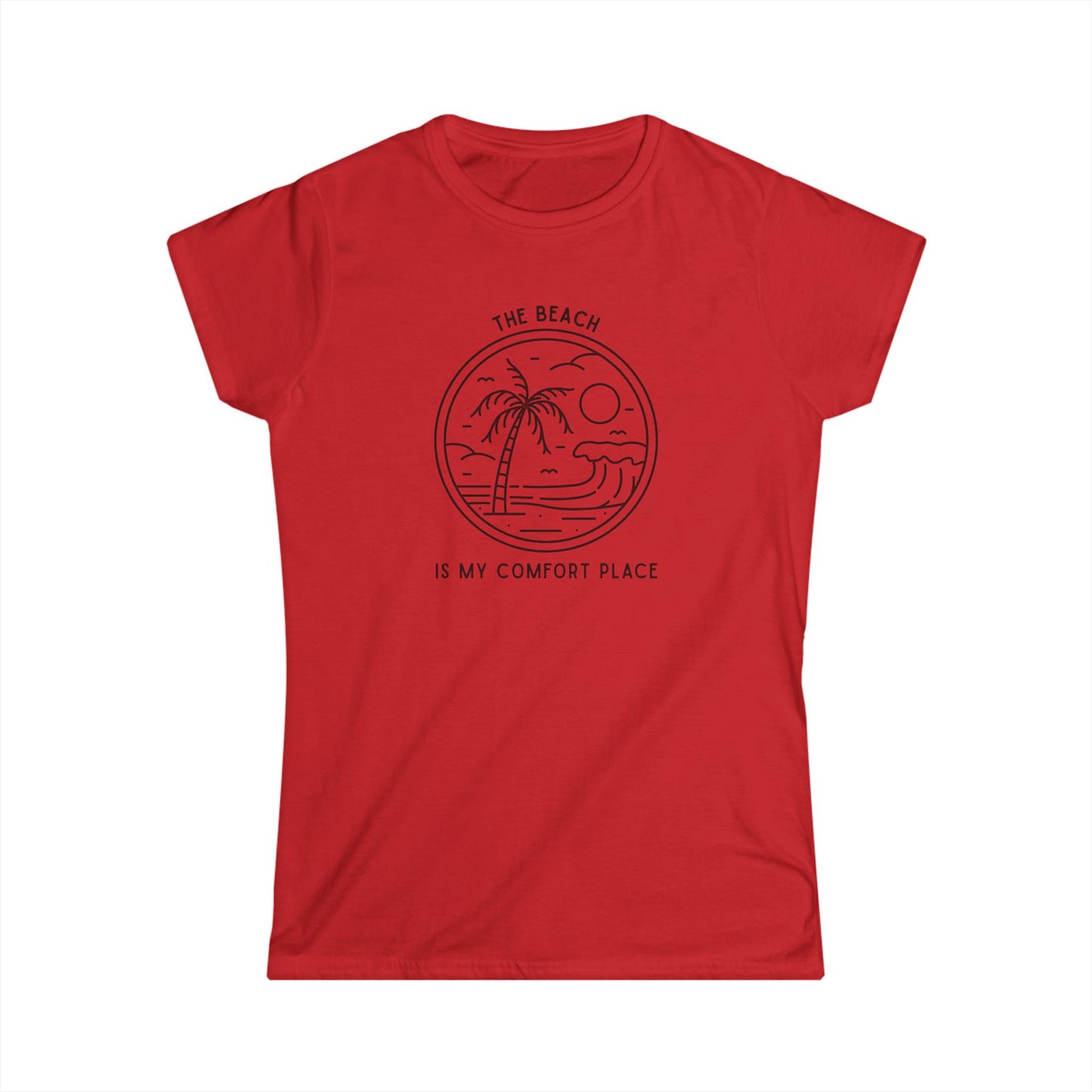 Graphic Tee - The Beach is My Comfort Place Women's T-Shirt