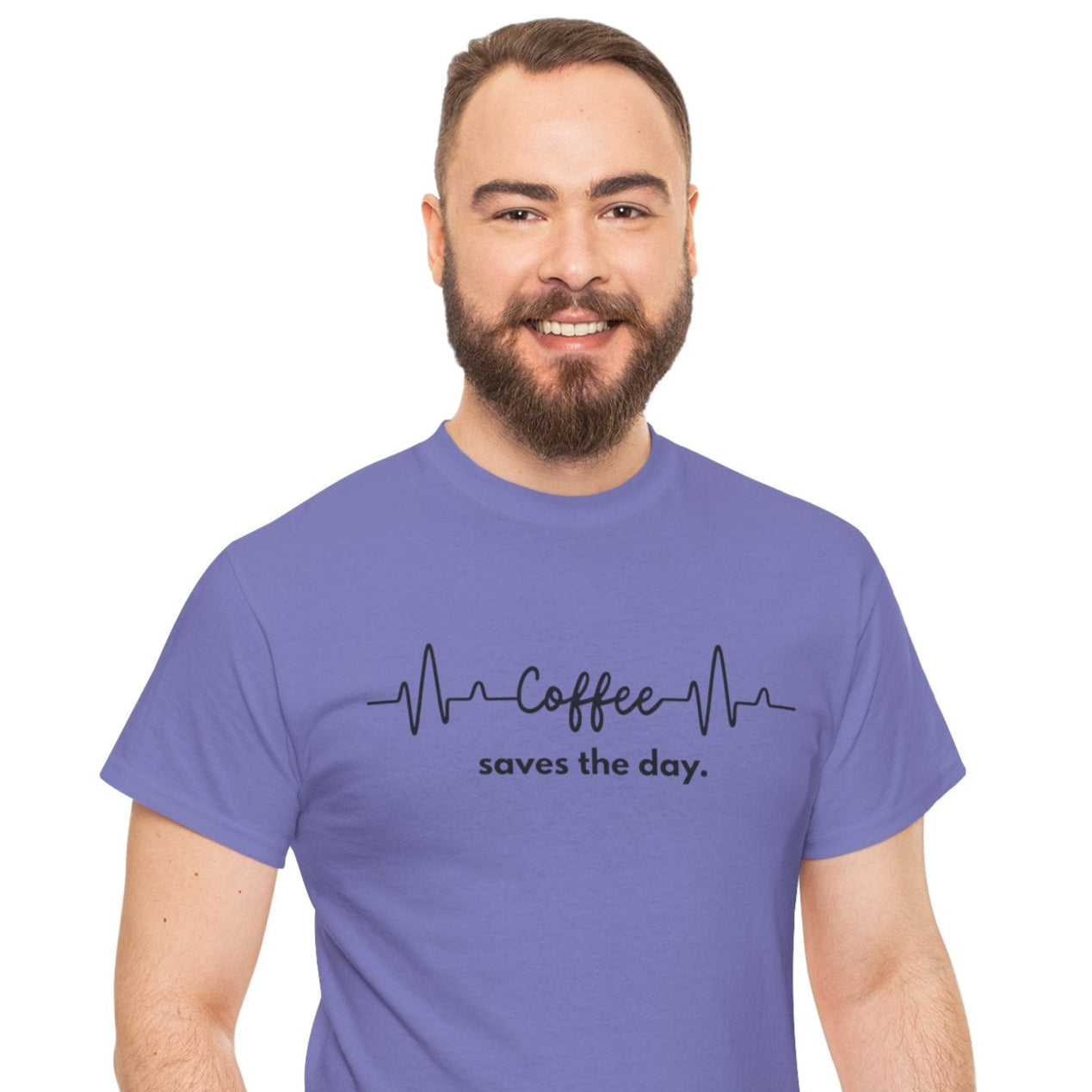 Coffee Lover Unisex Heavy Cotton Tee, Funny Graphic Shirt, Gift for Coffee Enthusiasts, Casual Wear, Sleep Shirt, Birthday Gift