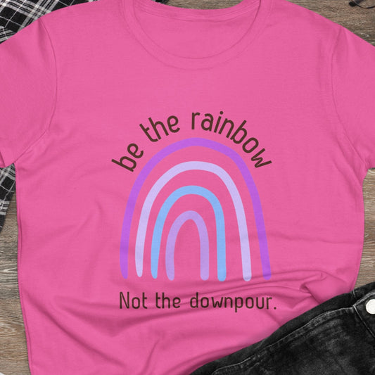 Rainbow T Shirt Inspirational Tee Women's