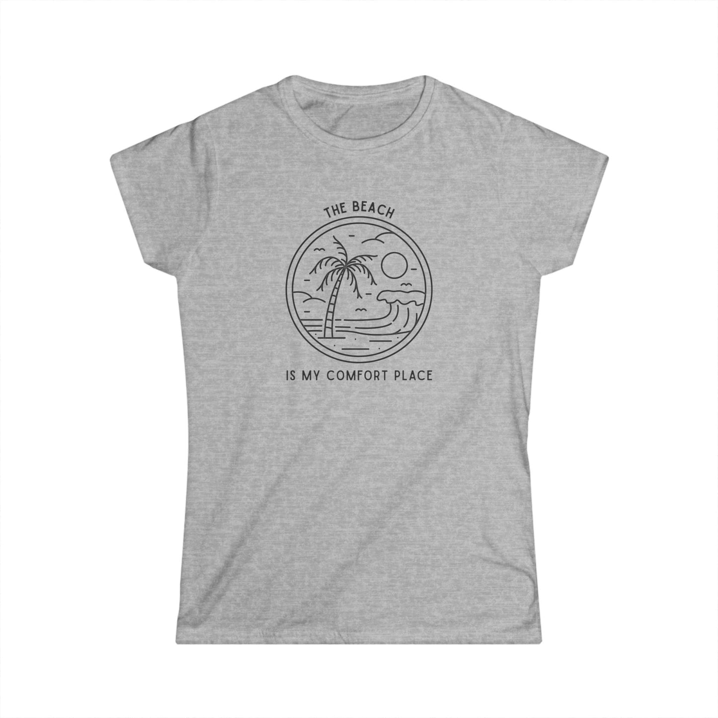 Graphic Tee - The Beach is My Comfort Place Women's T-Shirt