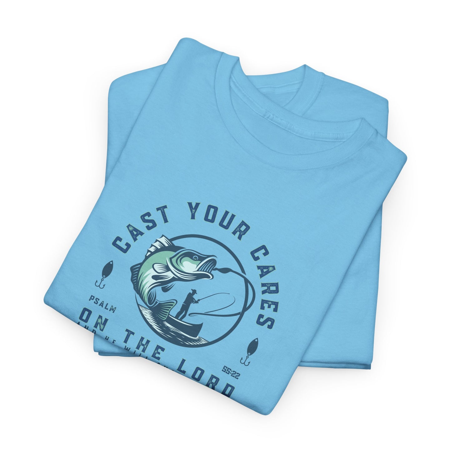 Christian Fishing Tee - Graphic Inspirational