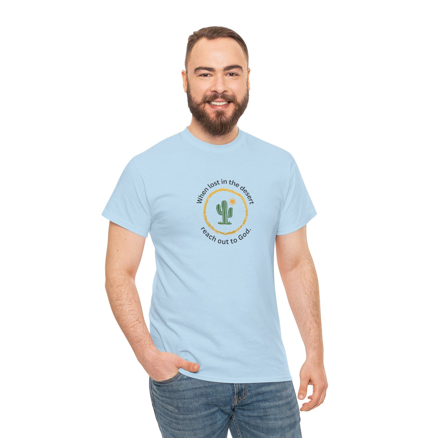 Christian Cactus Tee God T Shirt Graphic Unisex