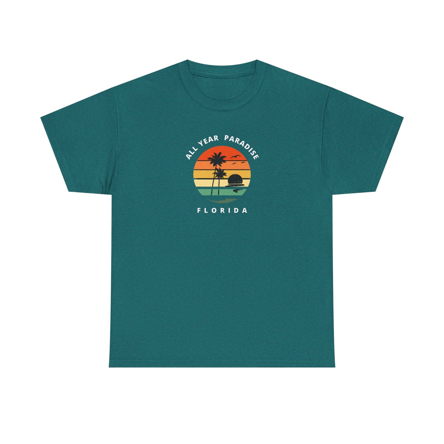 Vintage Sunset Graphic Tee, Casual T-Shirt, Summer Vibes Shirt, Beachwear, Gift for Him/Her, Cozy Everyday Wear
