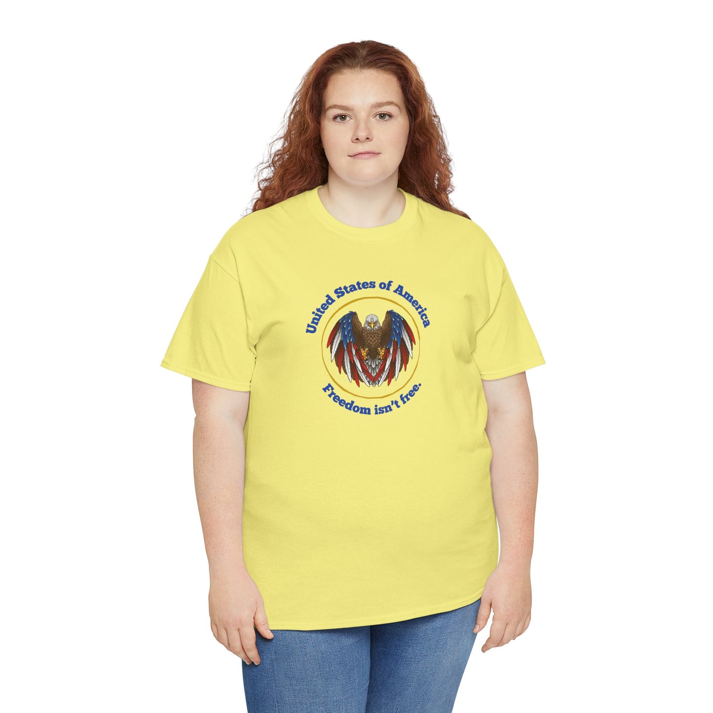 Patriotic Eagle Tee - USA Freedom
