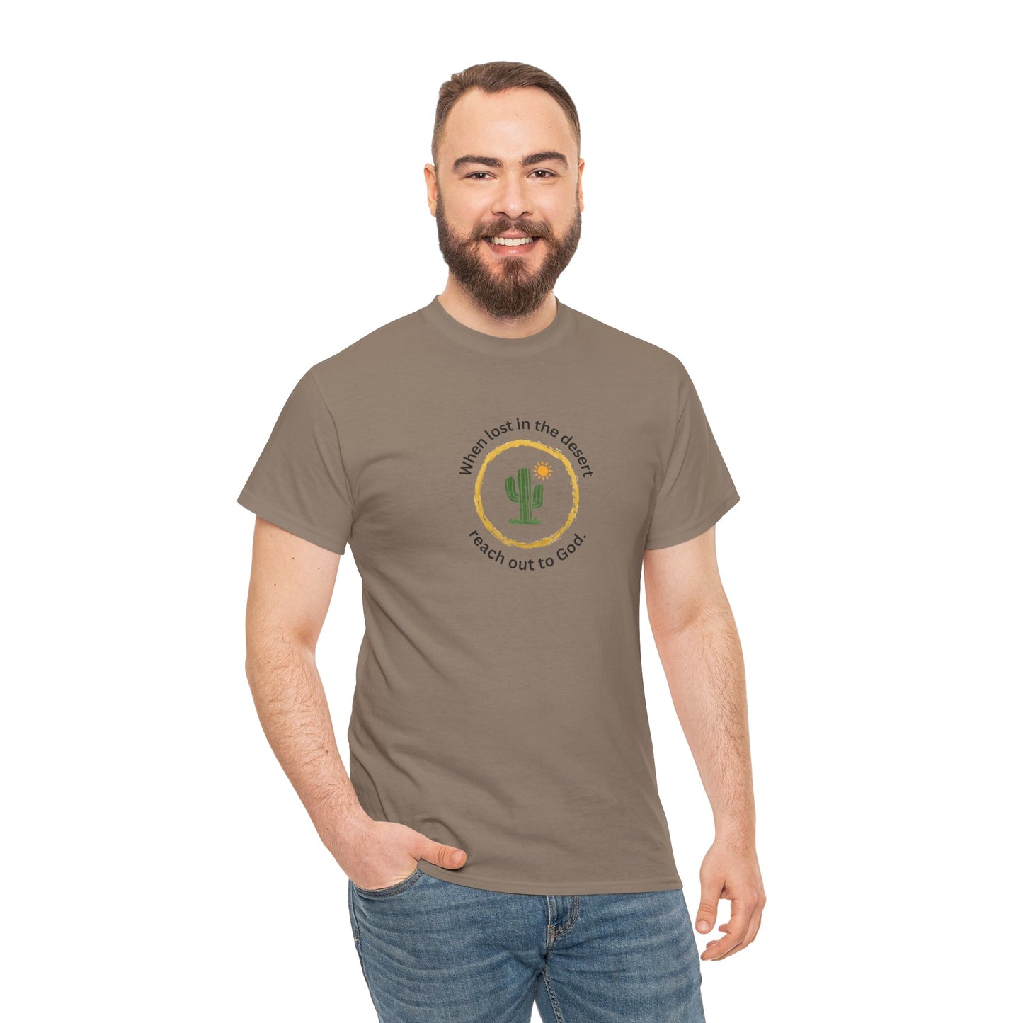 Christian Cactus Tee God T Shirt Graphic Unisex