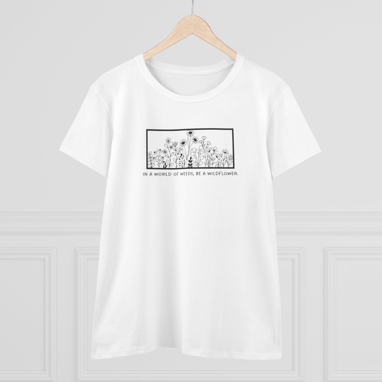 Wildflower T Shirt Floral Tee Women's