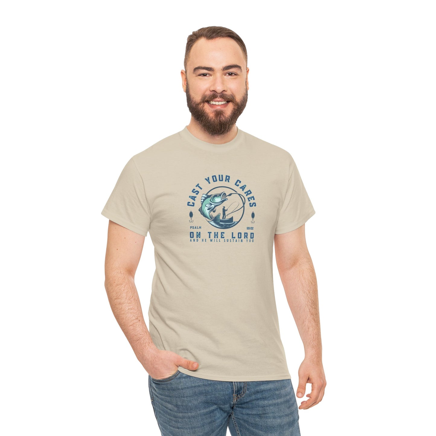 Christian Fishing Tee - Graphic Inspirational
