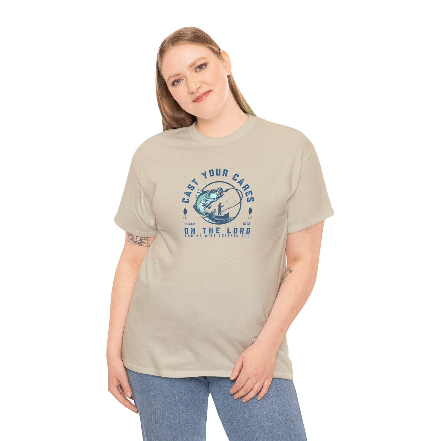 Christian Fishing Tee - Graphic Inspirational