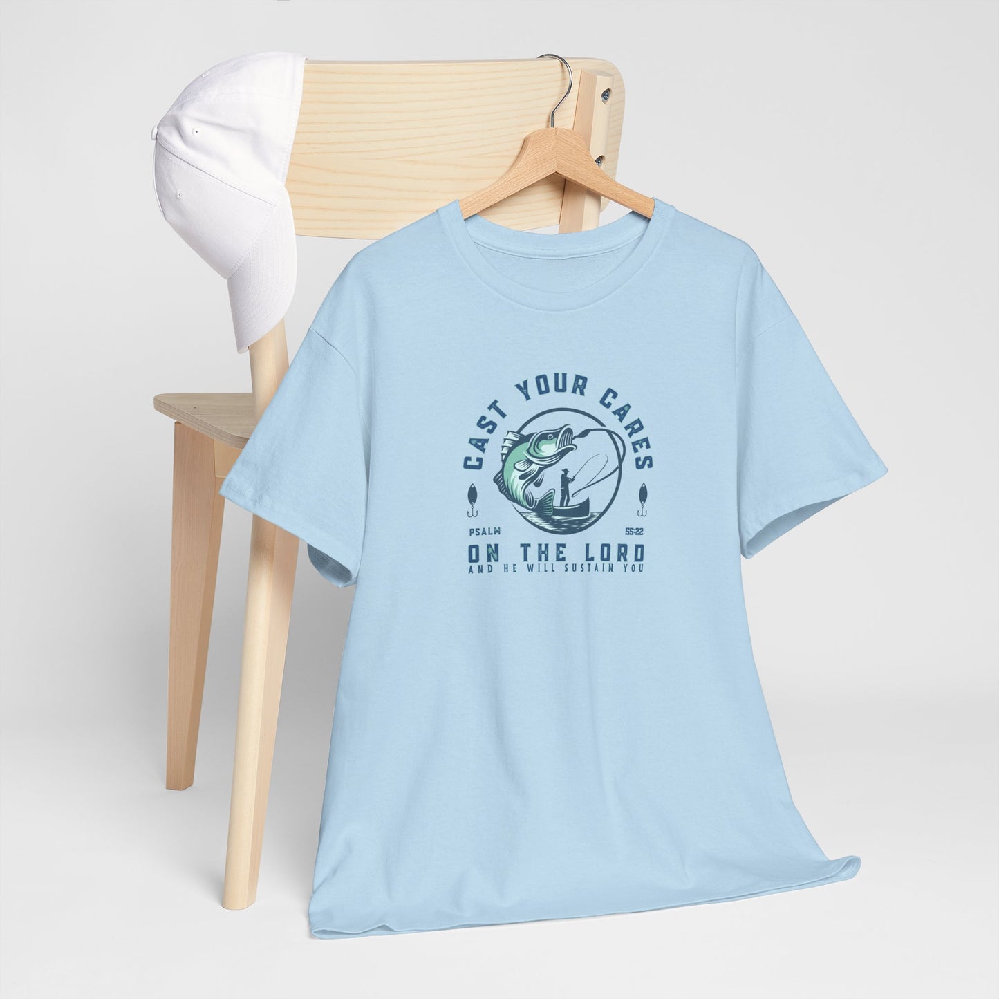 Christian Fishing Tee - Graphic Inspirational