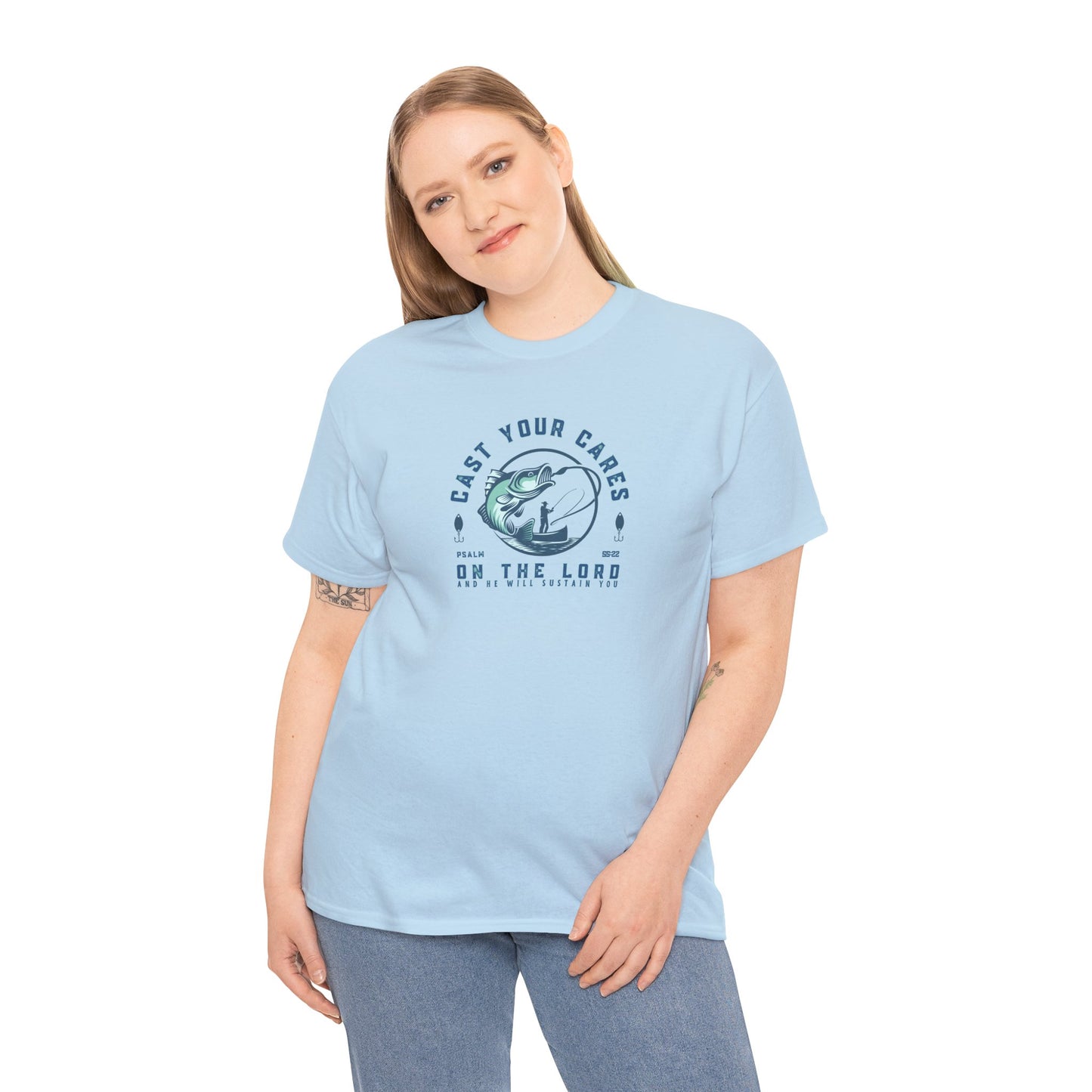 Christian Fishing Tee - Graphic Inspirational