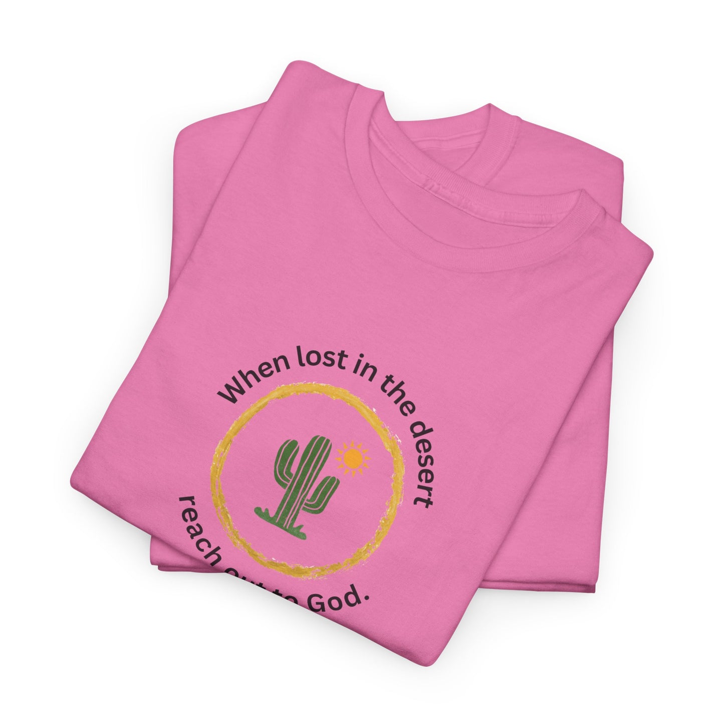 Christian Cactus Tee God T Shirt Graphic Unisex