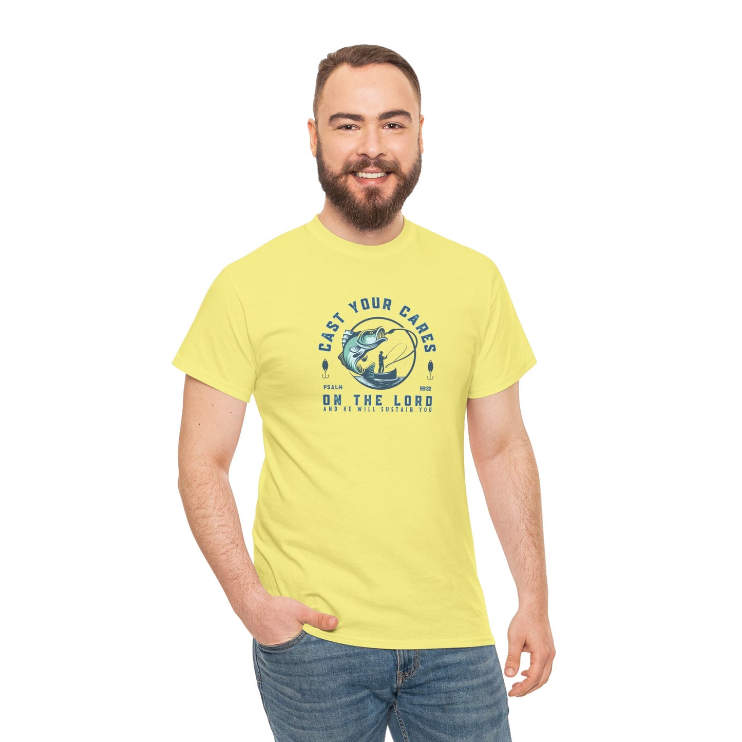 Christian Fishing Tee - Graphic Inspirational