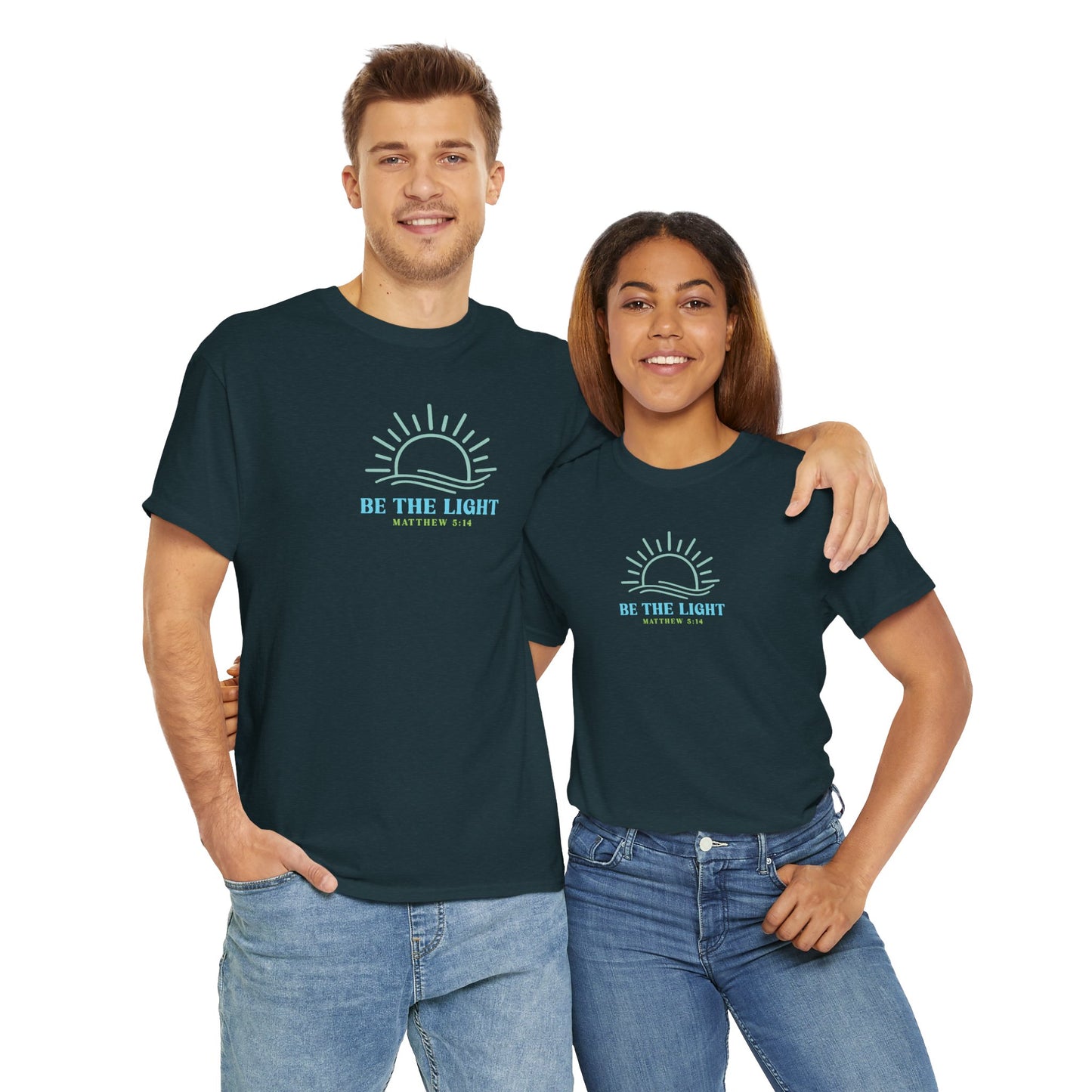 Christian Graphic Tee Be The Light