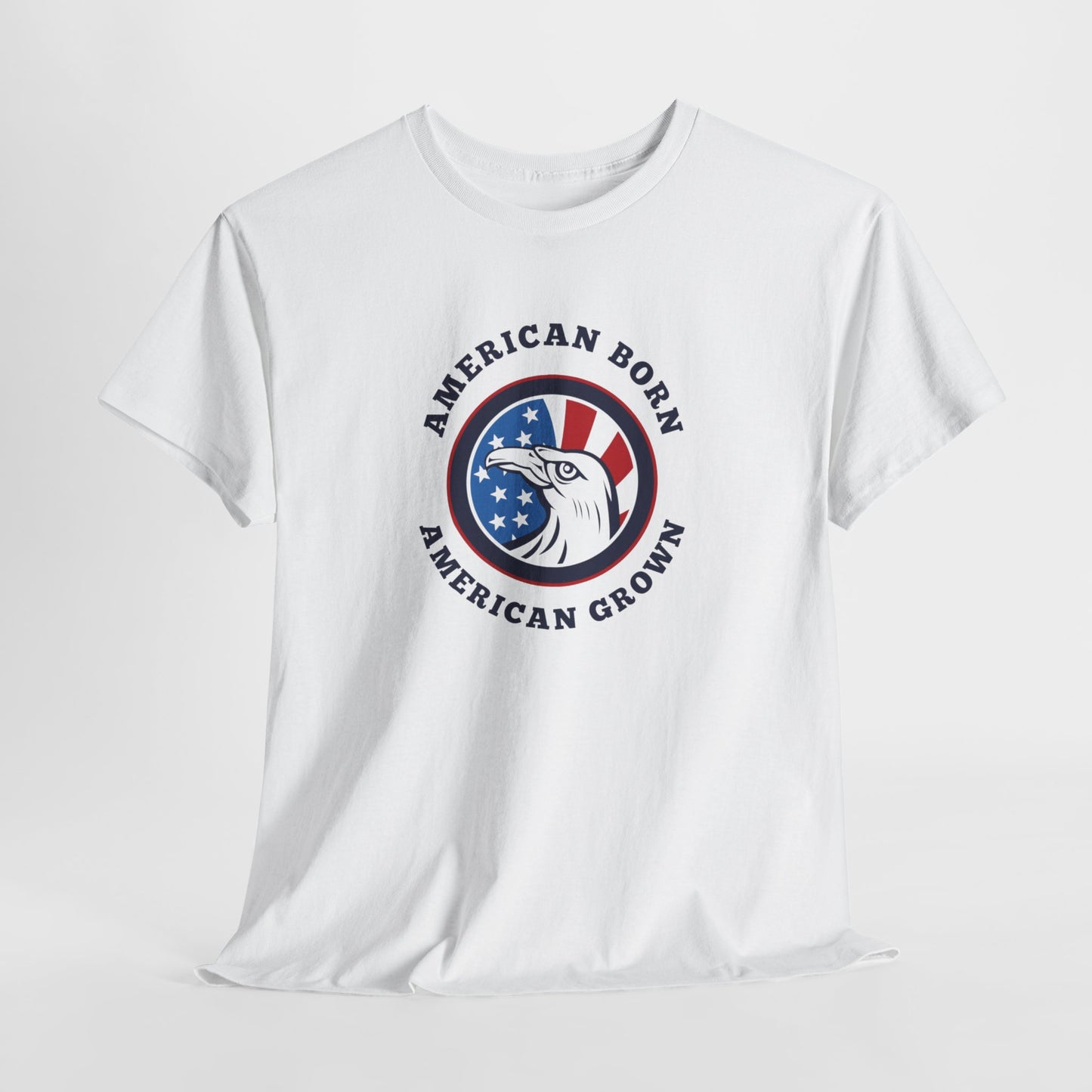 American Born Unisex Heavy Cotton Tee | Patriotic T-Shirt | Gift for Veterans | 4th of July Shirt | Casual Style Tee | Red, White, [...]