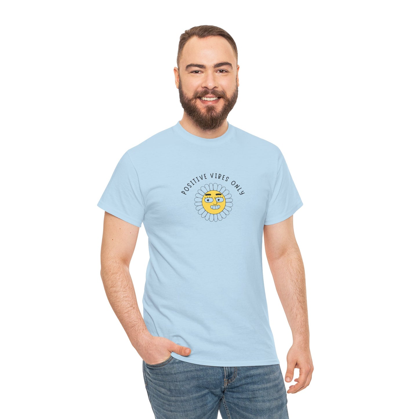 Positive Vibes Unisex Tee Funny Saying Men's Women's