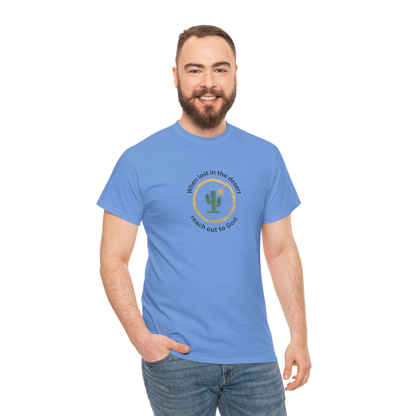 Christian Cactus Tee God T Shirt Graphic Unisex
