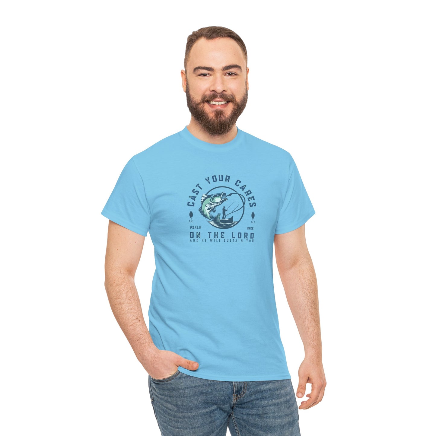 Christian Fishing Tee - Graphic Inspirational