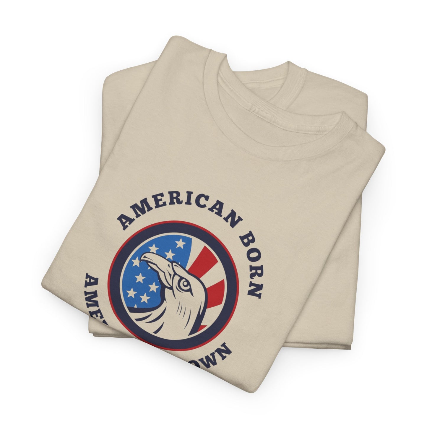 American Born Unisex Heavy Cotton Tee | Patriotic T-Shirt | Gift for Veterans | 4th of July Shirt | Casual Style Tee | Red, White, [...]