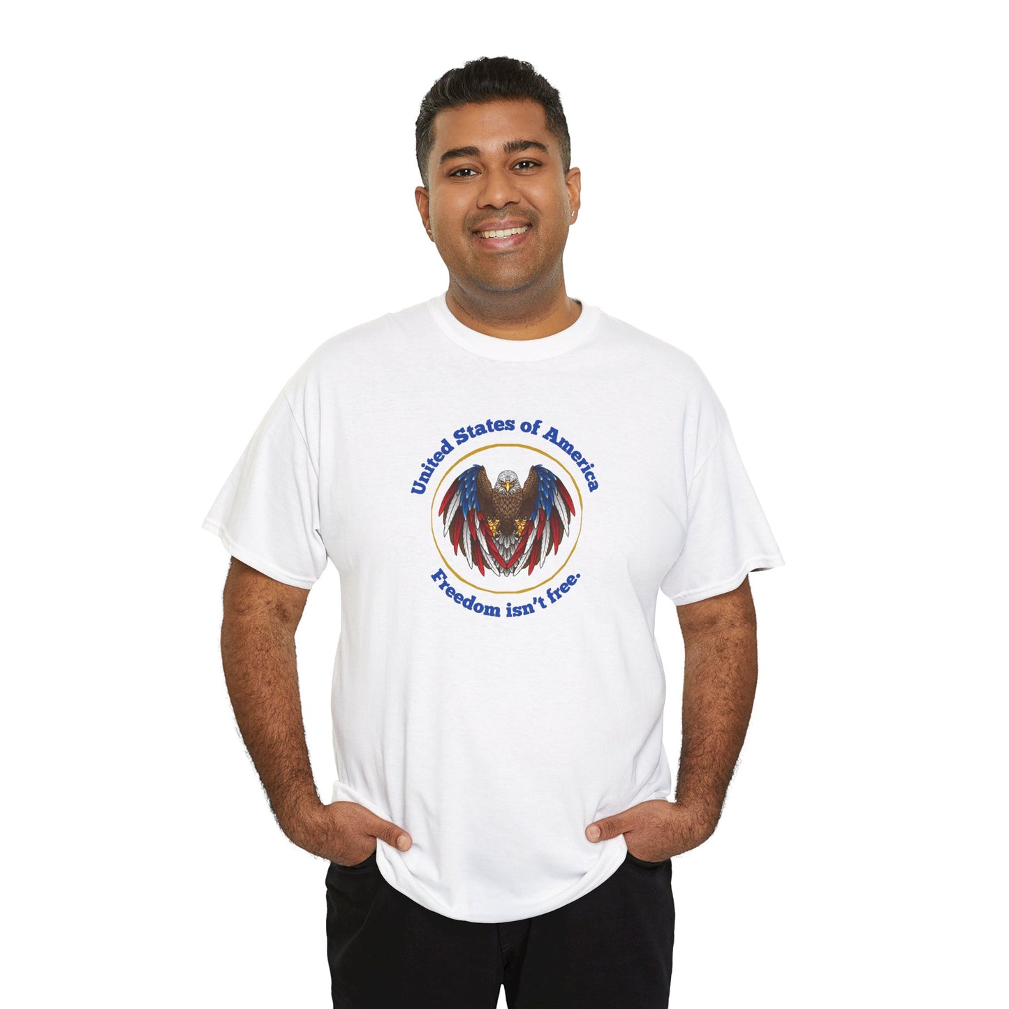 Patriotic Eagle Tee - USA Freedom