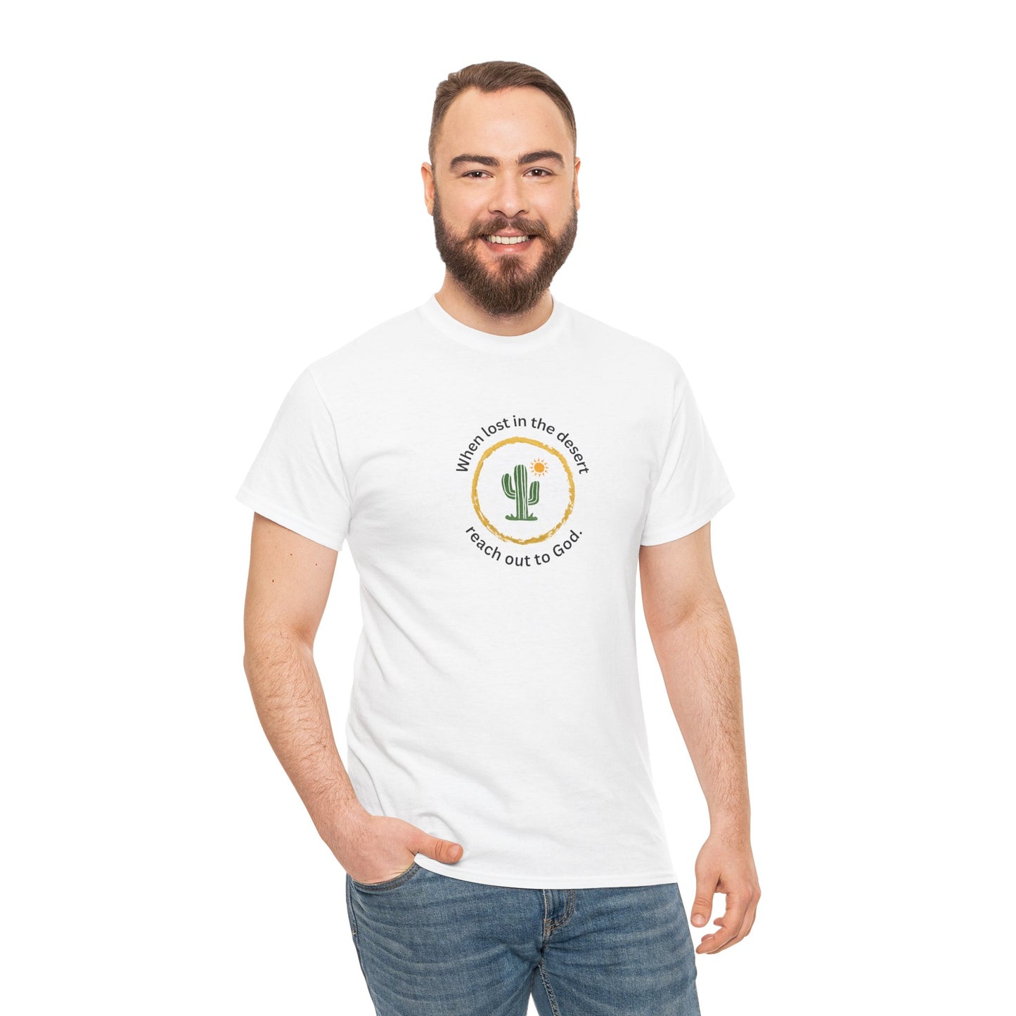 Christian Cactus Tee God T Shirt Graphic Unisex