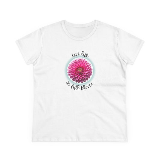 Floral Women's T Shirt Flower Tee - Inspirational Positive Saying Tee T Shirt