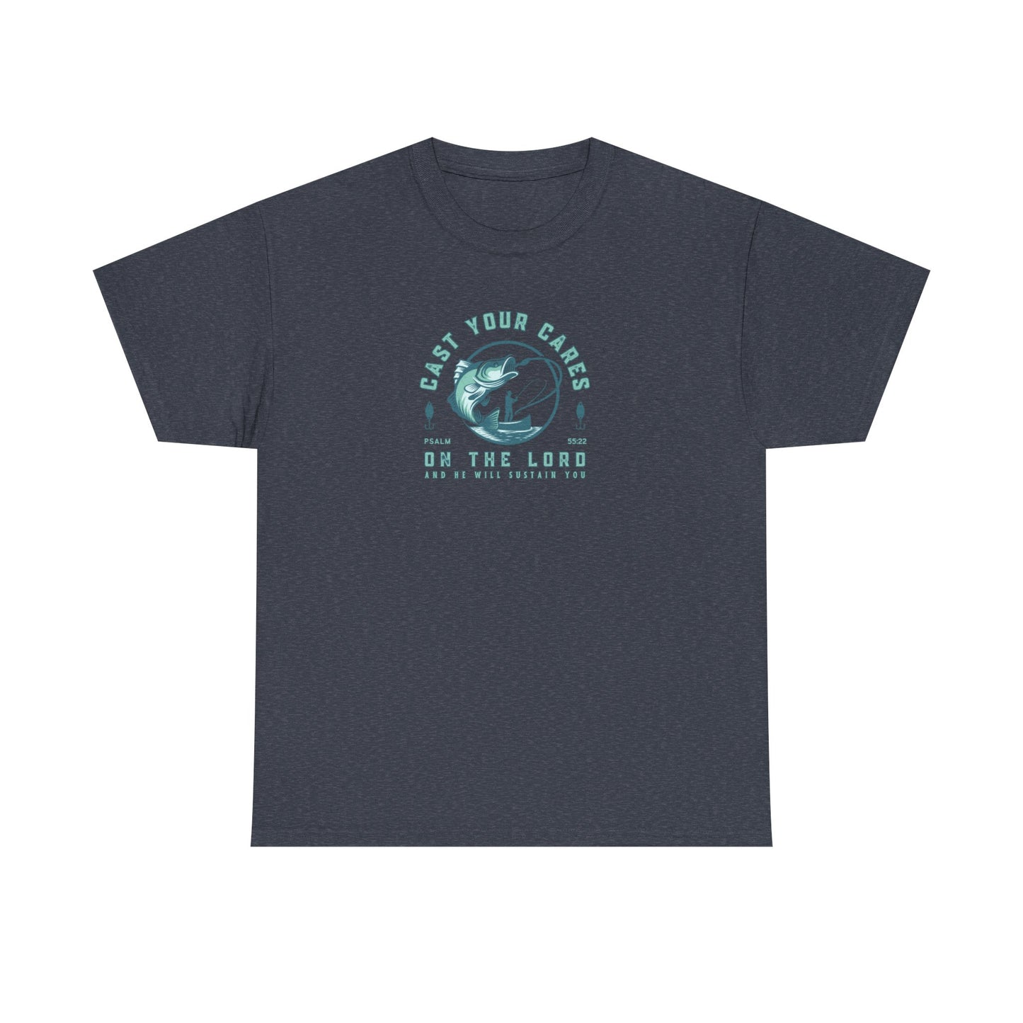 Men's Graphic Christian T Shirt Fishing Tee