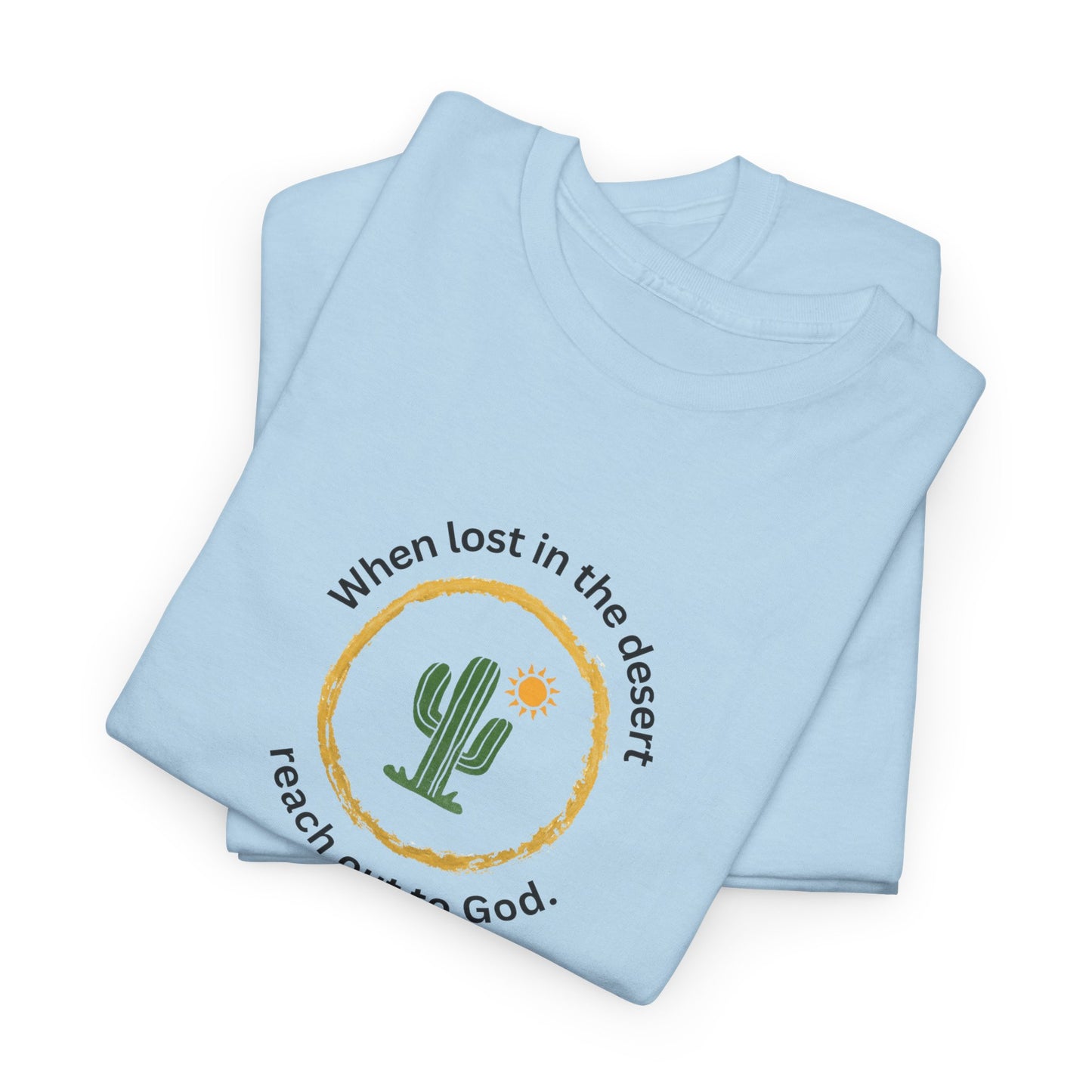 Christian Cactus Tee God T Shirt Graphic Unisex