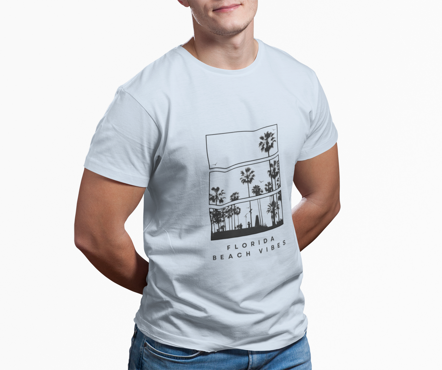 Florida T Shirt Beach Vibes Tee