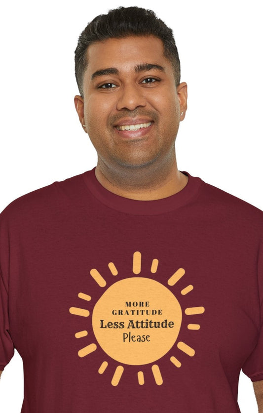 Gratitude Thankful T Shirt Inspirational Tee