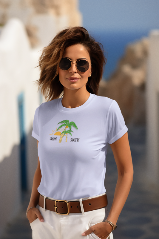 Beach Sunset Tee for Women