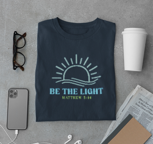 Christian Graphic Tee Be The Light