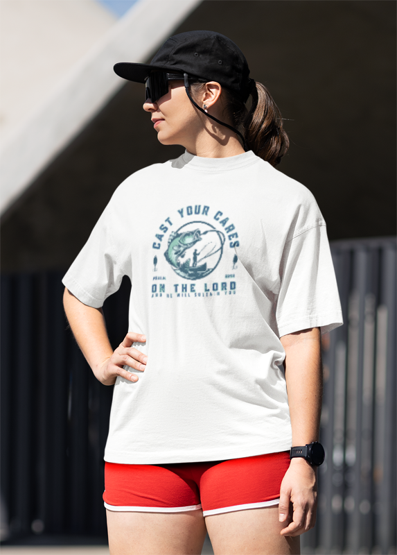 Christian Fishing Tee - Graphic Inspirational