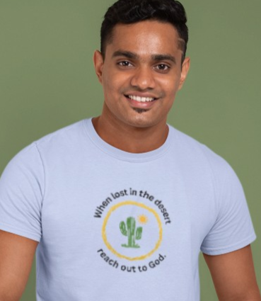 Christian Cactus Tee God T Shirt Graphic Unisex