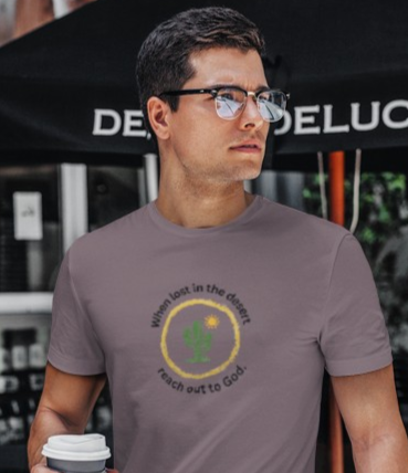 Christian Cactus Tee God T Shirt Graphic Unisex