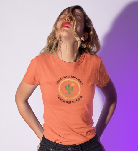 Christian Cactus Tee God T Shirt Graphic Unisex