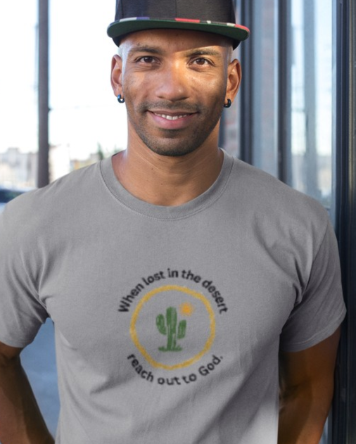 Christian Cactus Tee God T Shirt Graphic Unisex
