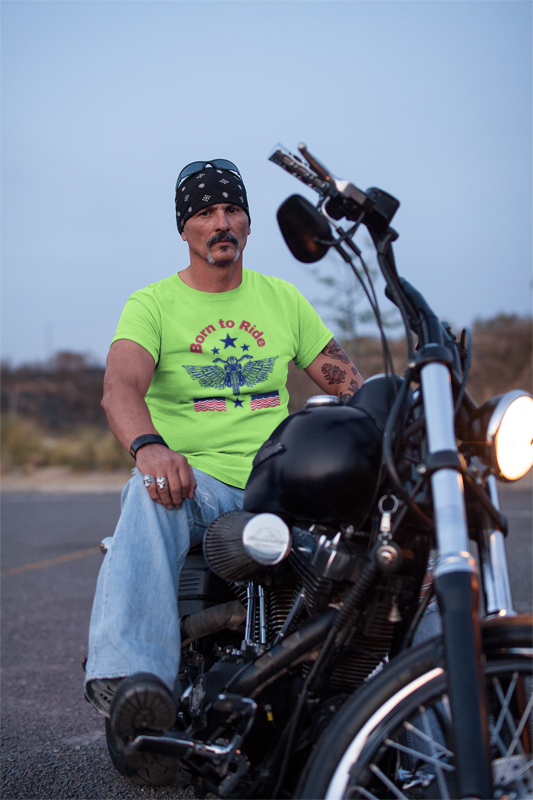 Biker Tee - Motorcycle Graphic T Shirt Unisex