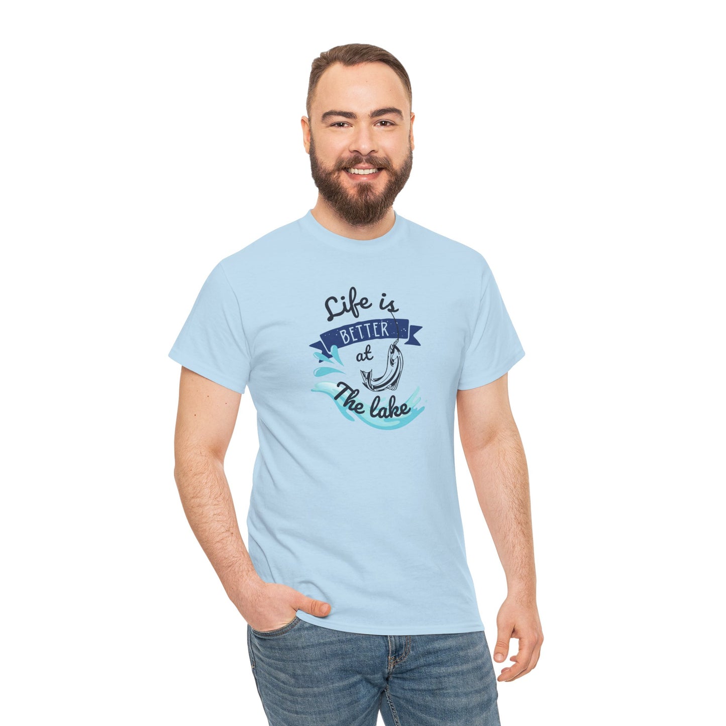 Lake Fishing Unisex Tee