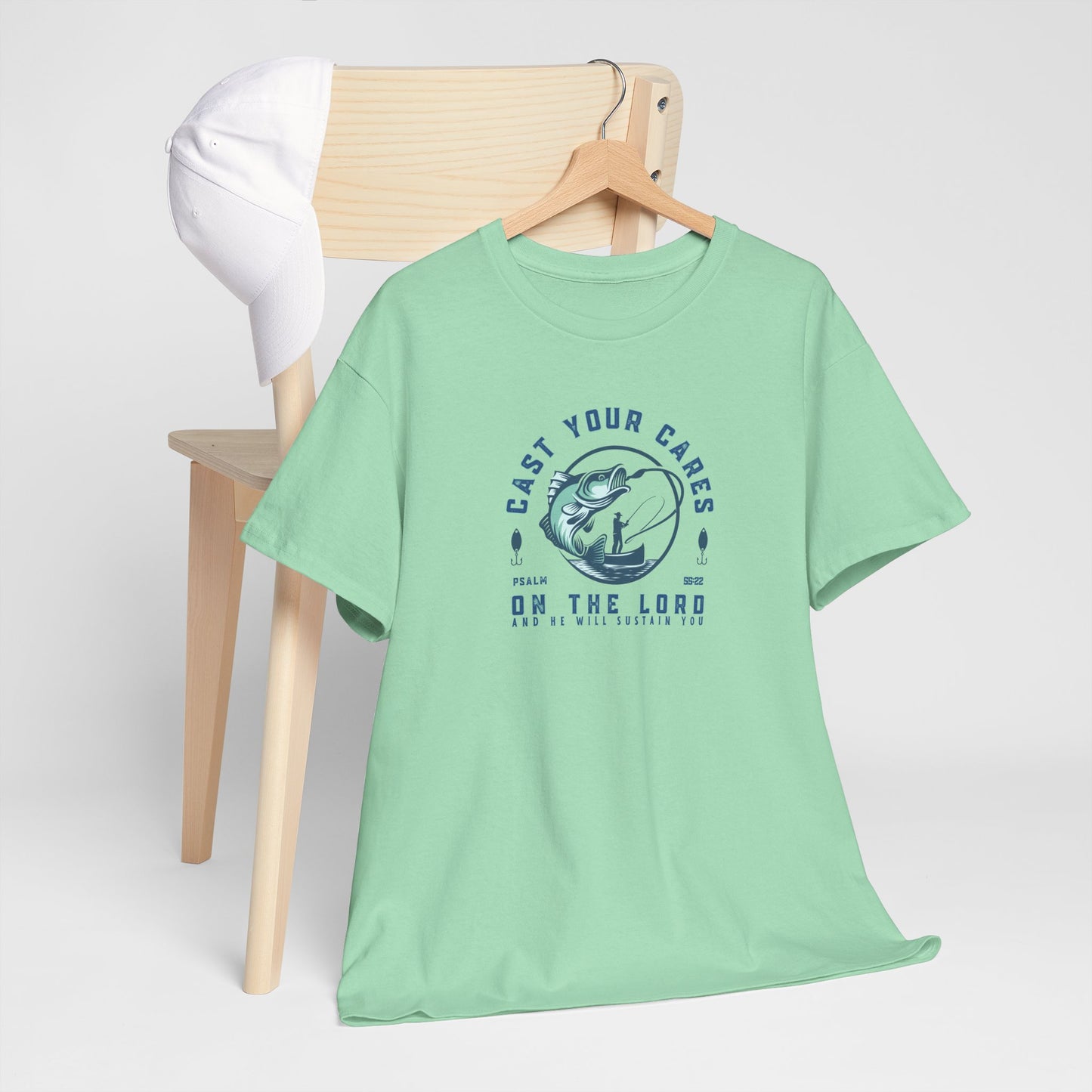 Christian Fishing Tee - Graphic Inspirational