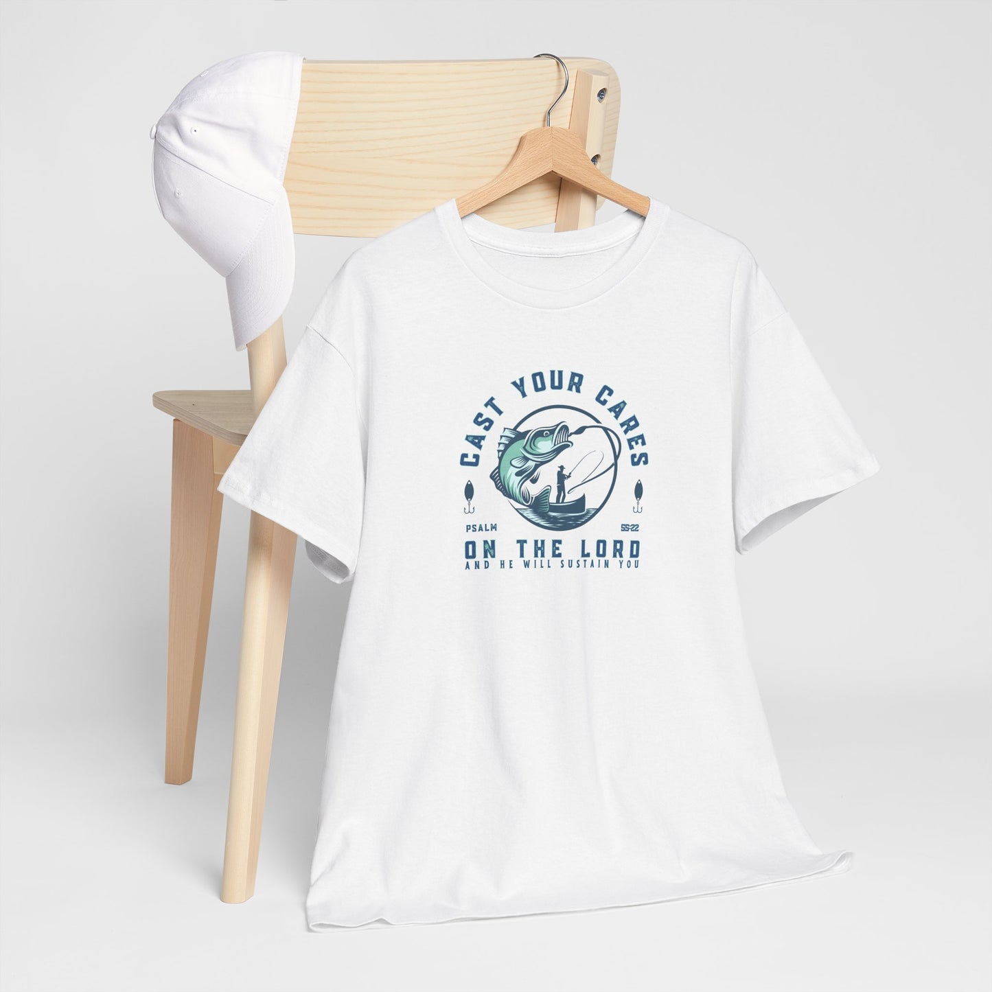 Christian Fishing Tee - Graphic Inspirational
