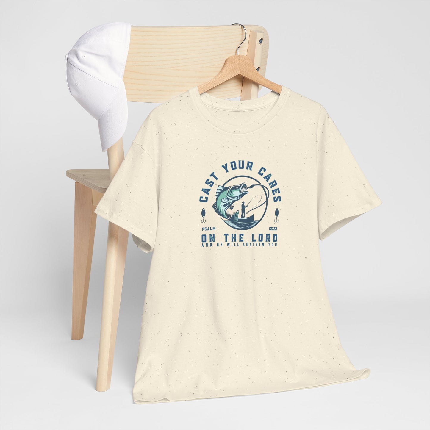Christian Fishing Tee - Graphic Inspirational