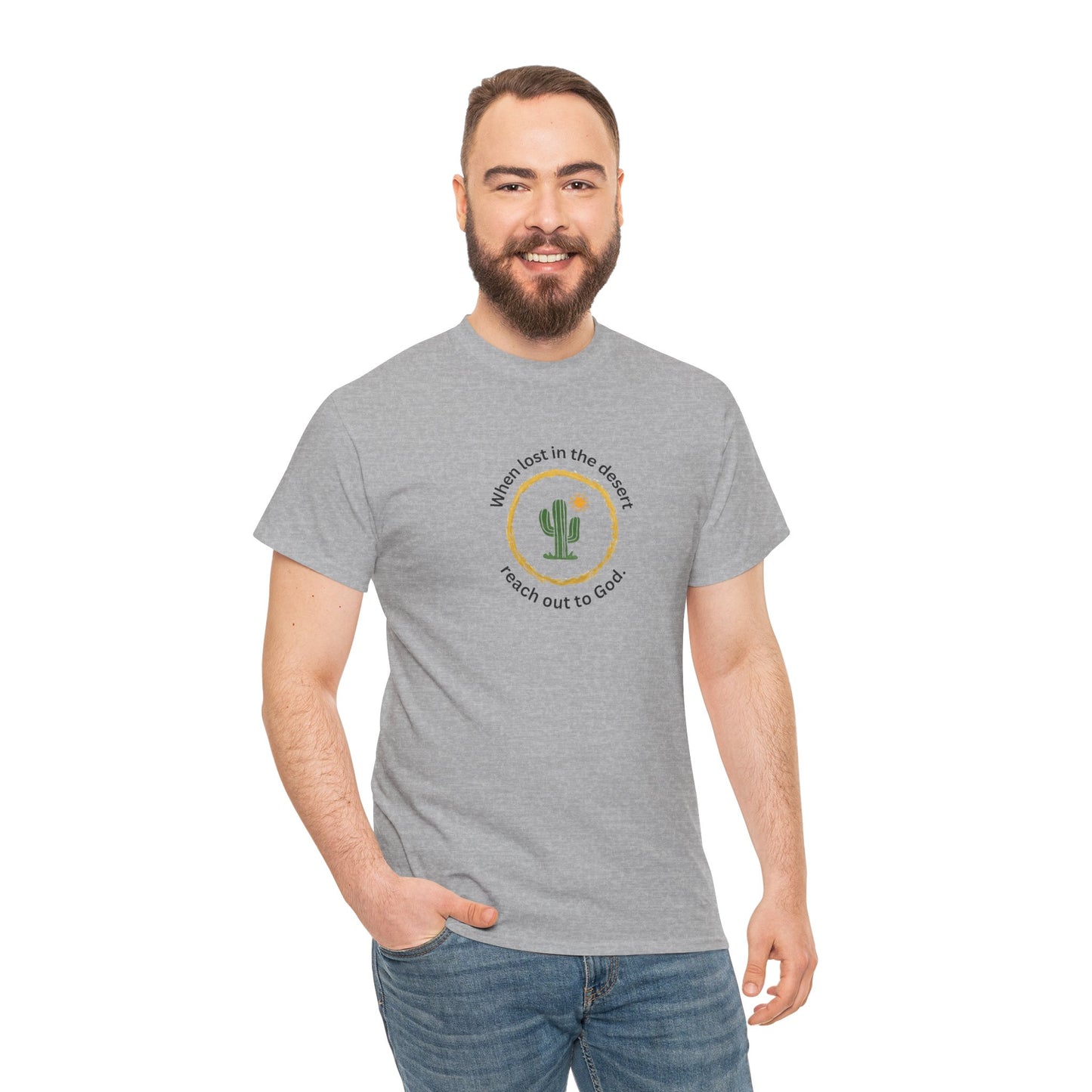 Christian Cactus Tee God T Shirt Graphic Unisex