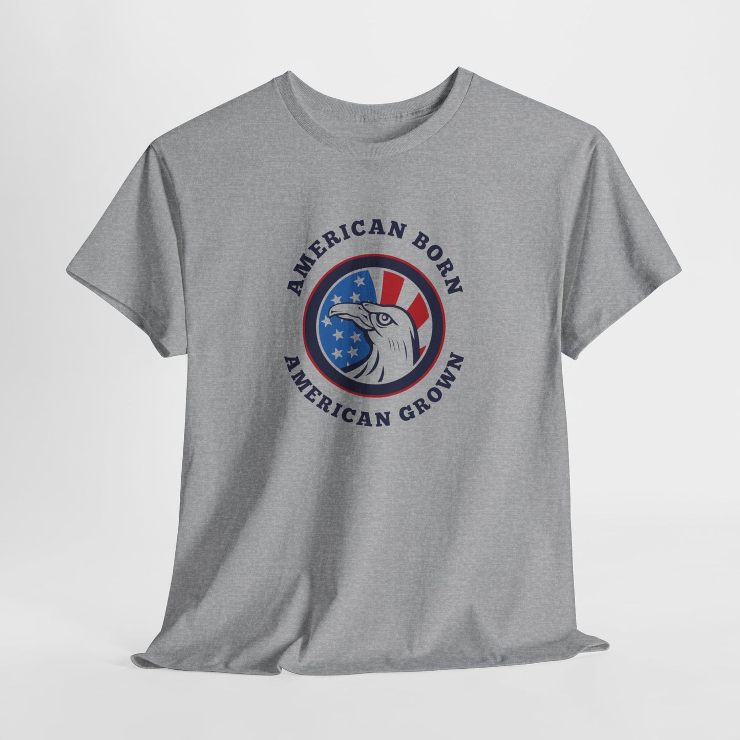 American Born Unisex Heavy Cotton Tee | Patriotic T-Shirt | Gift for Veterans | 4th of July Shirt | Casual Style Tee | Red, White, [...]