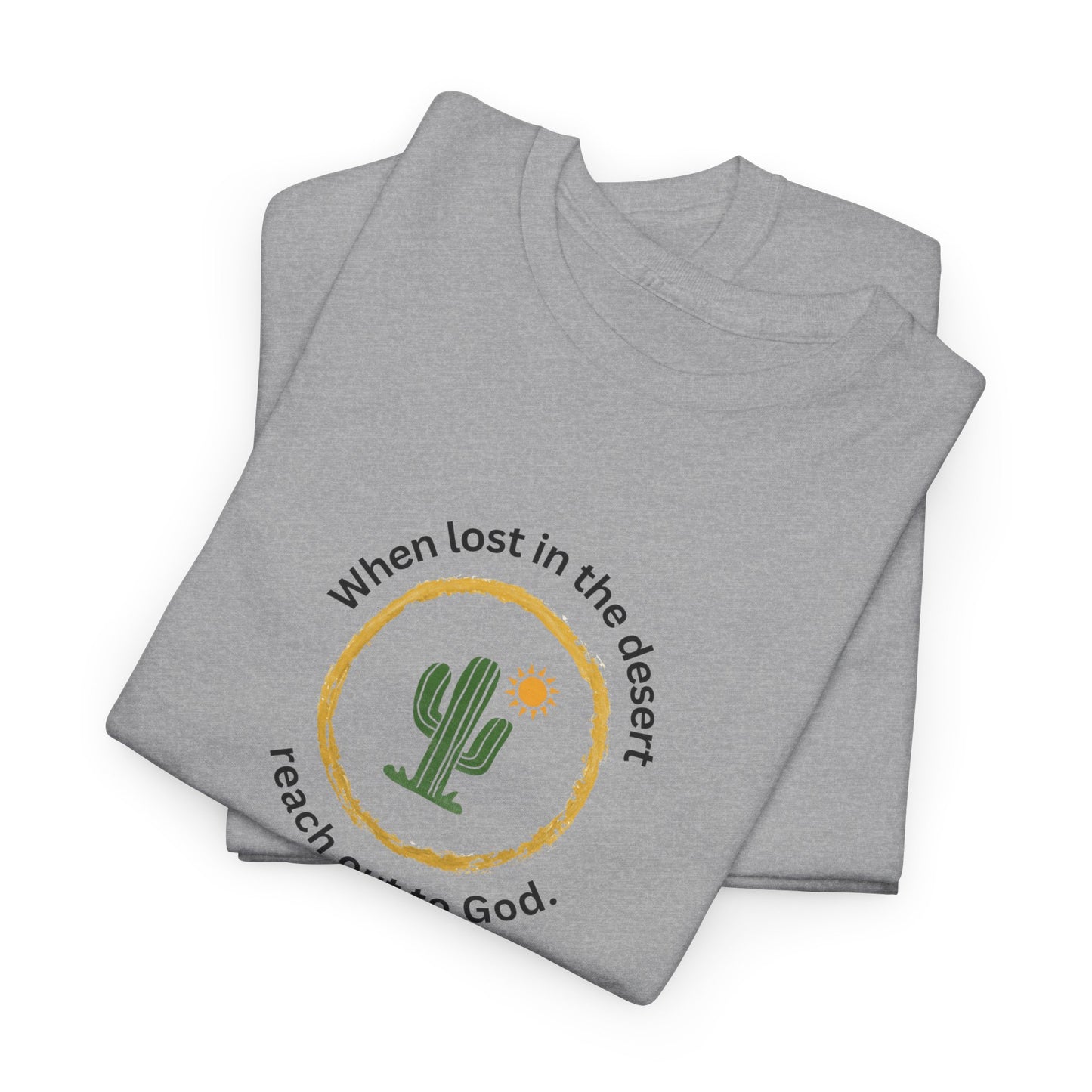 Christian Cactus Tee God T Shirt Graphic Unisex