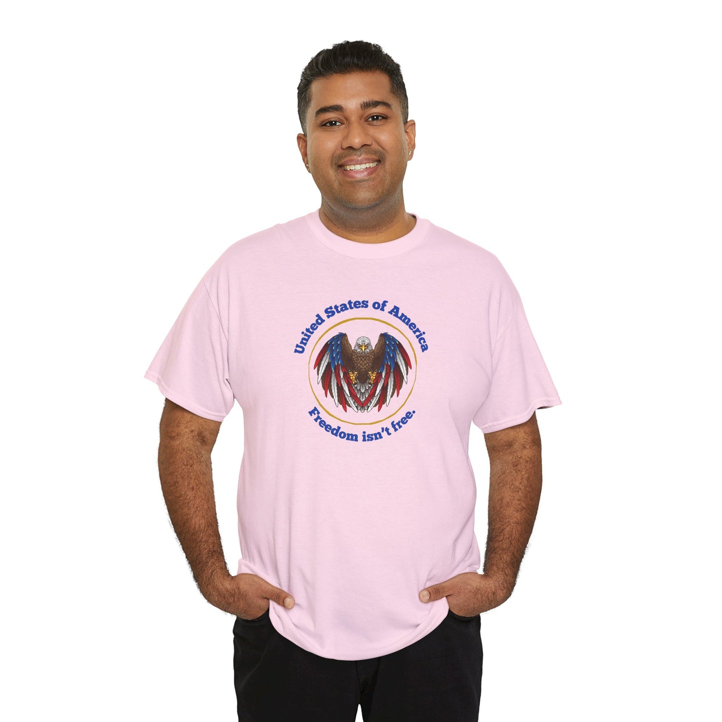 Patriotic Eagle Tee - USA Freedom