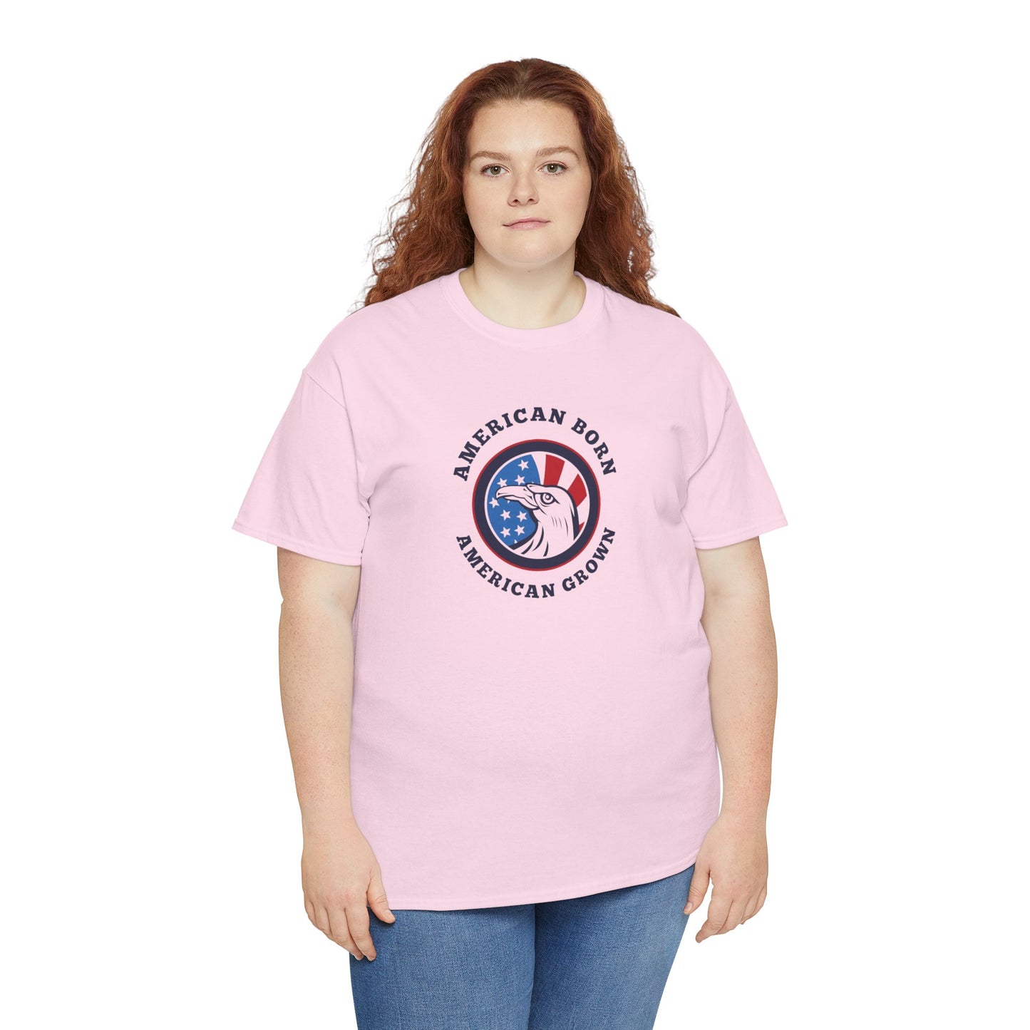 American Born Unisex Heavy Cotton Tee | Patriotic T-Shirt | Gift for Veterans | 4th of July Shirt | Casual Style Tee | Red, White, [...]