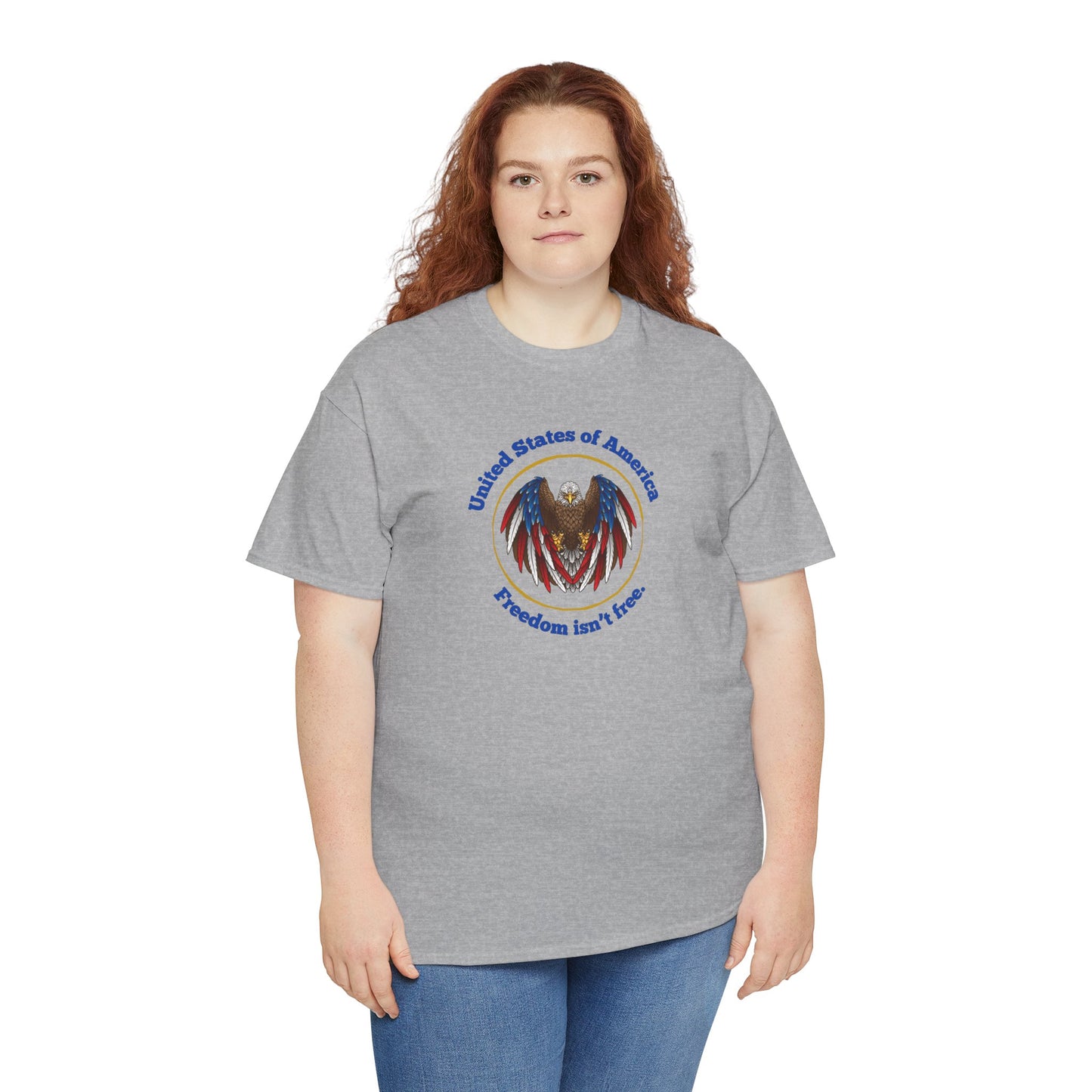 Patriotic Eagle Tee - USA Freedom