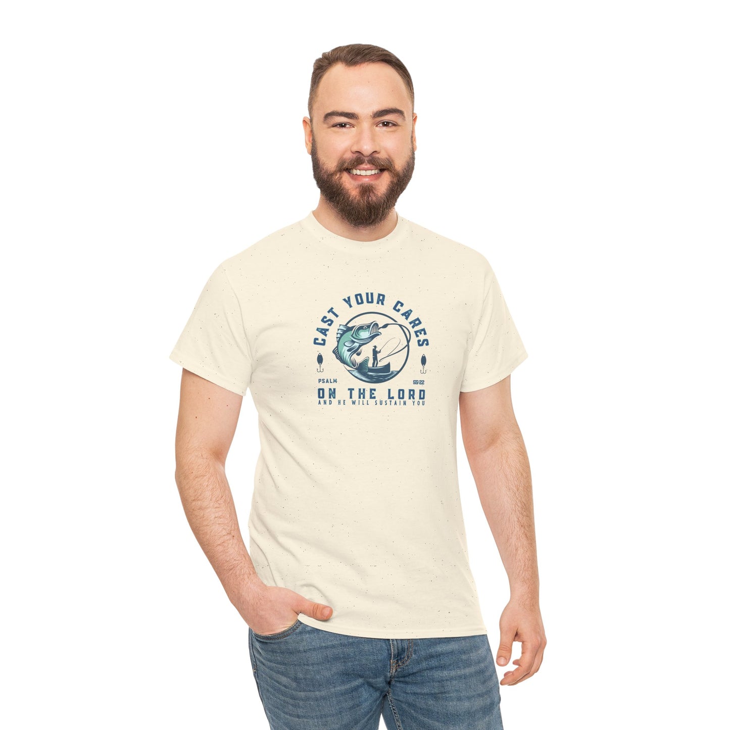 Christian Fishing Tee - Graphic Inspirational