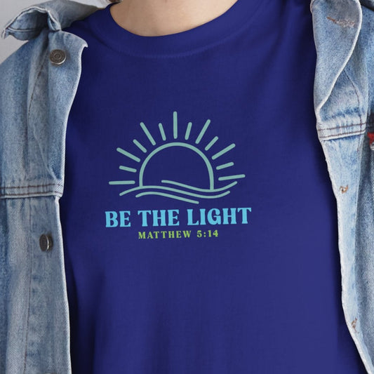 Christian Graphic Tee Be The Light